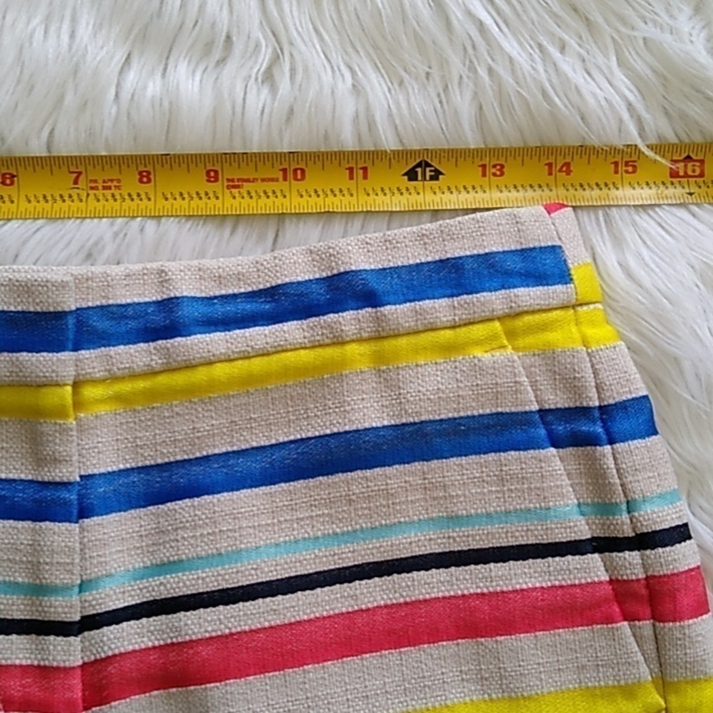 J.Crew Colorful Jacquard Striped Shorts Size - 2 - Picture 11 of 14